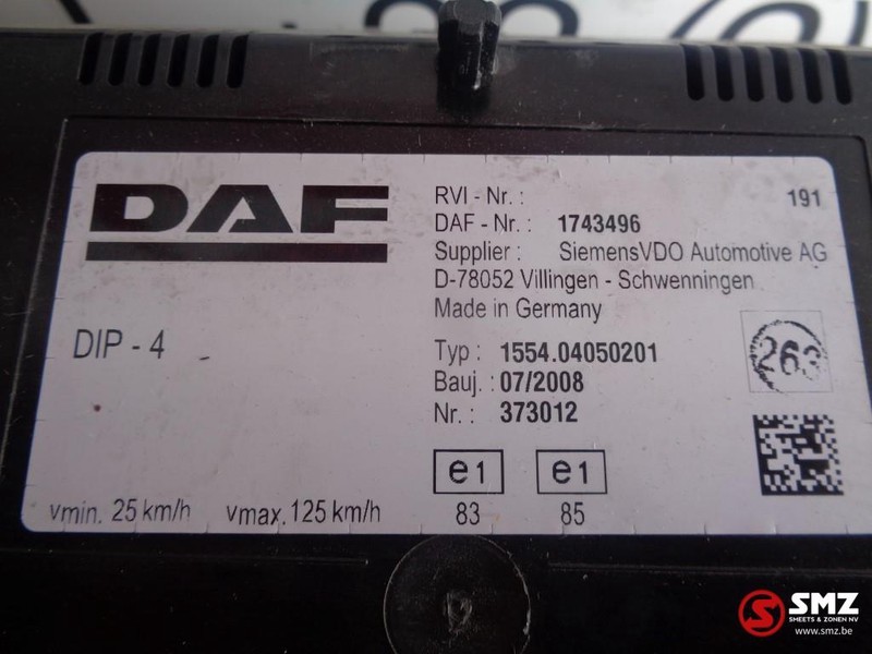 DAF Occ daf instrumentenpaneel DAF CF XF LF - Приладова панель в категорії Вантажівки: фото 3 DAF Occ daf instrumentenpaneel DAF CF XF LF - Приладова панель в категорії Вантажівки: фото 3