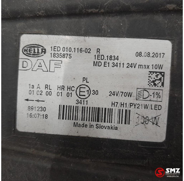 DAF Occ koplamp rechts DAF - Передня фара в категорії Вантажівки: фото 3 DAF Occ koplamp rechts DAF - Передня фара в категорії Вантажівки: фото 3