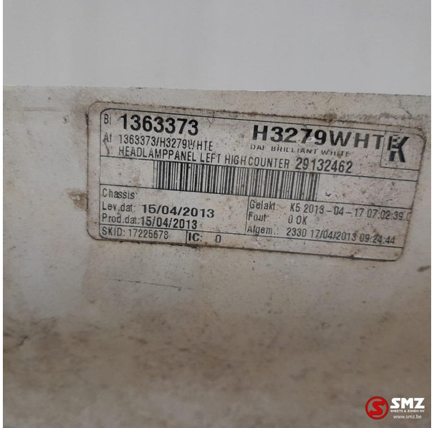 DAF Occ koplampkap links DAF - Передня фара в категорії Вантажівки: фото 3 DAF Occ koplampkap links DAF - Передня фара в категорії Вантажівки: фото 3