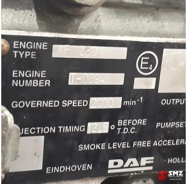 DAF Occ motor DAF XF EURO 2 - Двигун в категорії Вантажівки: фото 5 DAF Occ motor DAF XF EURO 2 - Двигун в категорії Вантажівки: фото 5