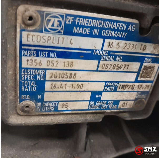 DAF Occ versnellingsbak 16S2331TD + intarder DAF - Коробка передач в категорії Вантажівки: фото 5 DAF Occ versnellingsbak 16S2331TD + intarder DAF - Коробка передач в категорії Вантажівки: фото 5