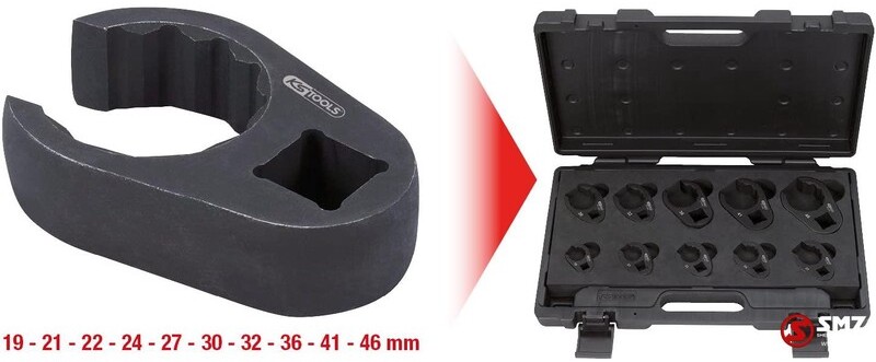 Diversen Open opsteekringsleutelset 19-46 MM 10PCS - Автомобільний інструмент: фото 5 Diversen Open opsteekringsleutelset 19-46 MM 10PCS - Автомобільний інструмент: фото 5
