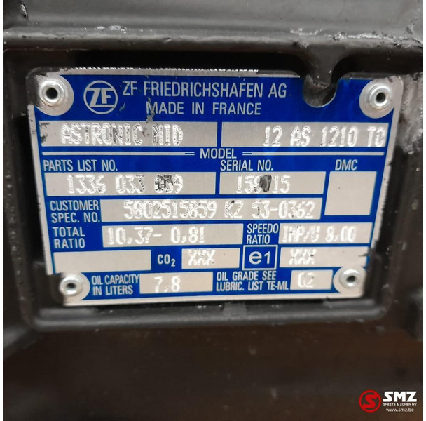 Iveco Occ versnellingsbak 12AS1210TO Iveco - Коробка передач в категорії Вантажівки: фото 5 Iveco Occ versnellingsbak 12AS1210TO Iveco - Коробка передач в категорії Вантажівки: фото 5