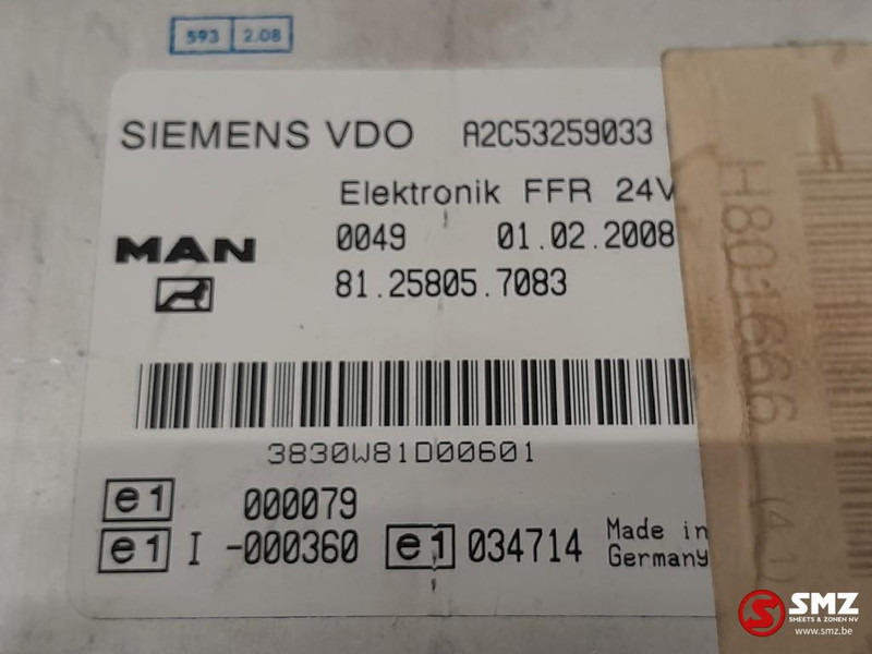 Блок управління в категорії Вантажівки MAN Occ ECU FFR regeleenheid MAN: фото 6