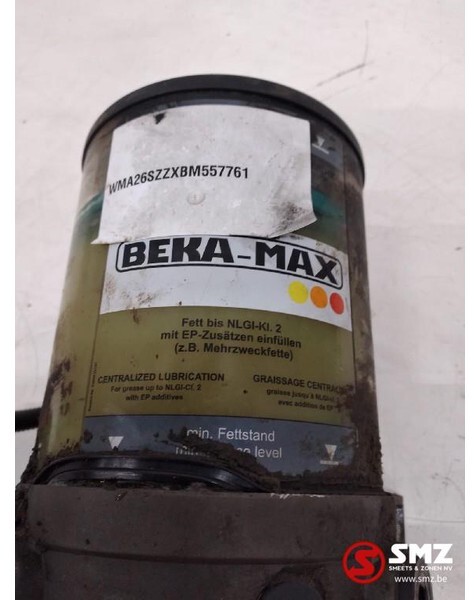 MAN Occ centrale vetsmering BEKAMAX EP 2000 MAN TGS - Рама/ Шасі в категорії Вантажівки: фото 4 MAN Occ centrale vetsmering BEKAMAX EP 2000 MAN TGS - Рама/ Шасі в категорії Вантажівки: фото 4