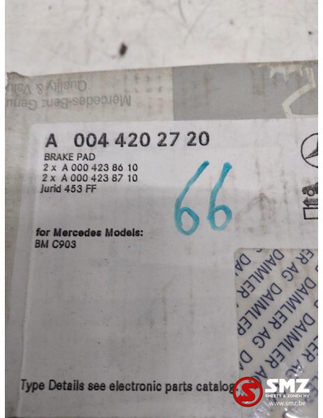 Mercedes-Benz Set remblokken mercedes sprinter w903 a0044202720 - Колодки гальмівні дискові в категорії Вантажівки: фото 2 Mercedes-Benz Set remblokken mercedes sprinter w903 a0044202720 - Колодки гальмівні дискові в категорії Вантажівки: фото 2