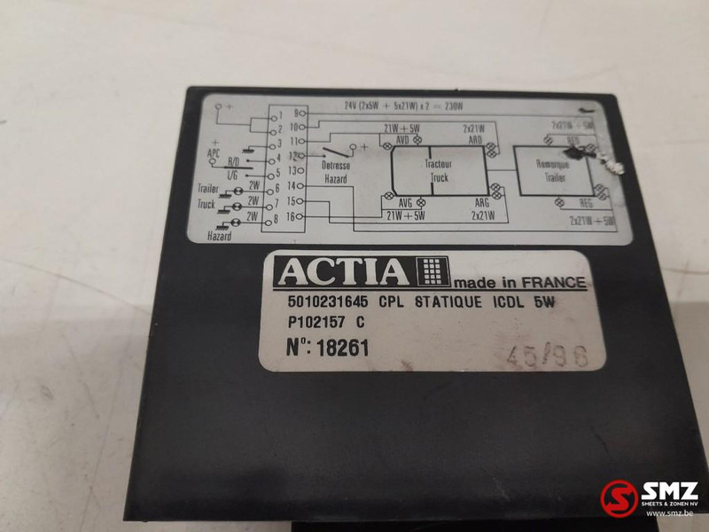 Renault Occ ECU ACTIA regeleenheid Renault - Блок управління в категорії Вантажівки: фото 5 Renault Occ ECU ACTIA regeleenheid Renault - Блок управління в категорії Вантажівки: фото 5