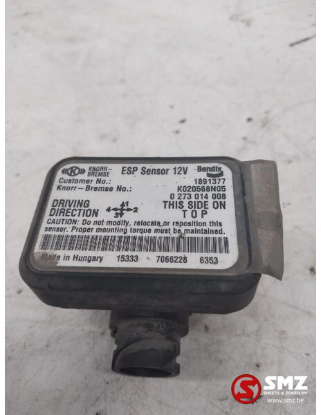 Scania Occ ESP sensor Scania R410 1891377 K020568N05 - Давач в категорії Вантажівки: фото 1 Scania Occ ESP sensor Scania R410 1891377 K020568N05 - Давач в категорії Вантажівки: фото 1