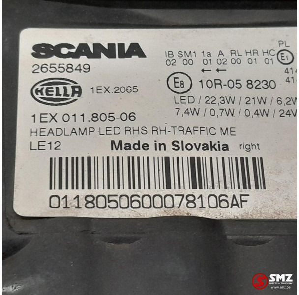 Scania Occ koplamp rechts Scania - Передня фара в категорії Вантажівки: фото 3 Scania Occ koplamp rechts Scania - Передня фара в категорії Вантажівки: фото 3