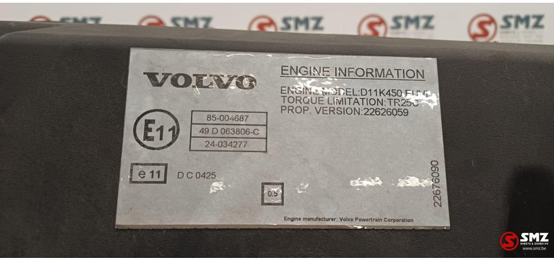 Volvo Occ motor D11K450 EUVI Volvo - Двигун в категорії Вантажівки: фото 5 Volvo Occ motor D11K450 EUVI Volvo - Двигун в категорії Вантажівки: фото 5