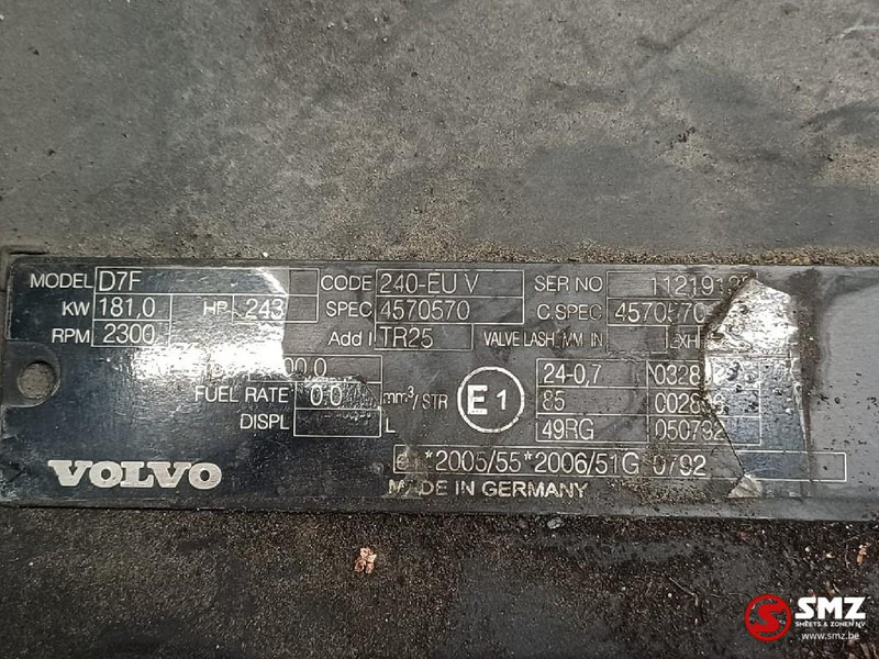 Volvo Occ motor D7F 240EUV Volvo - Двигун в категорії Вантажівки: фото 5 Volvo Occ motor D7F 240EUV Volvo - Двигун в категорії Вантажівки: фото 5