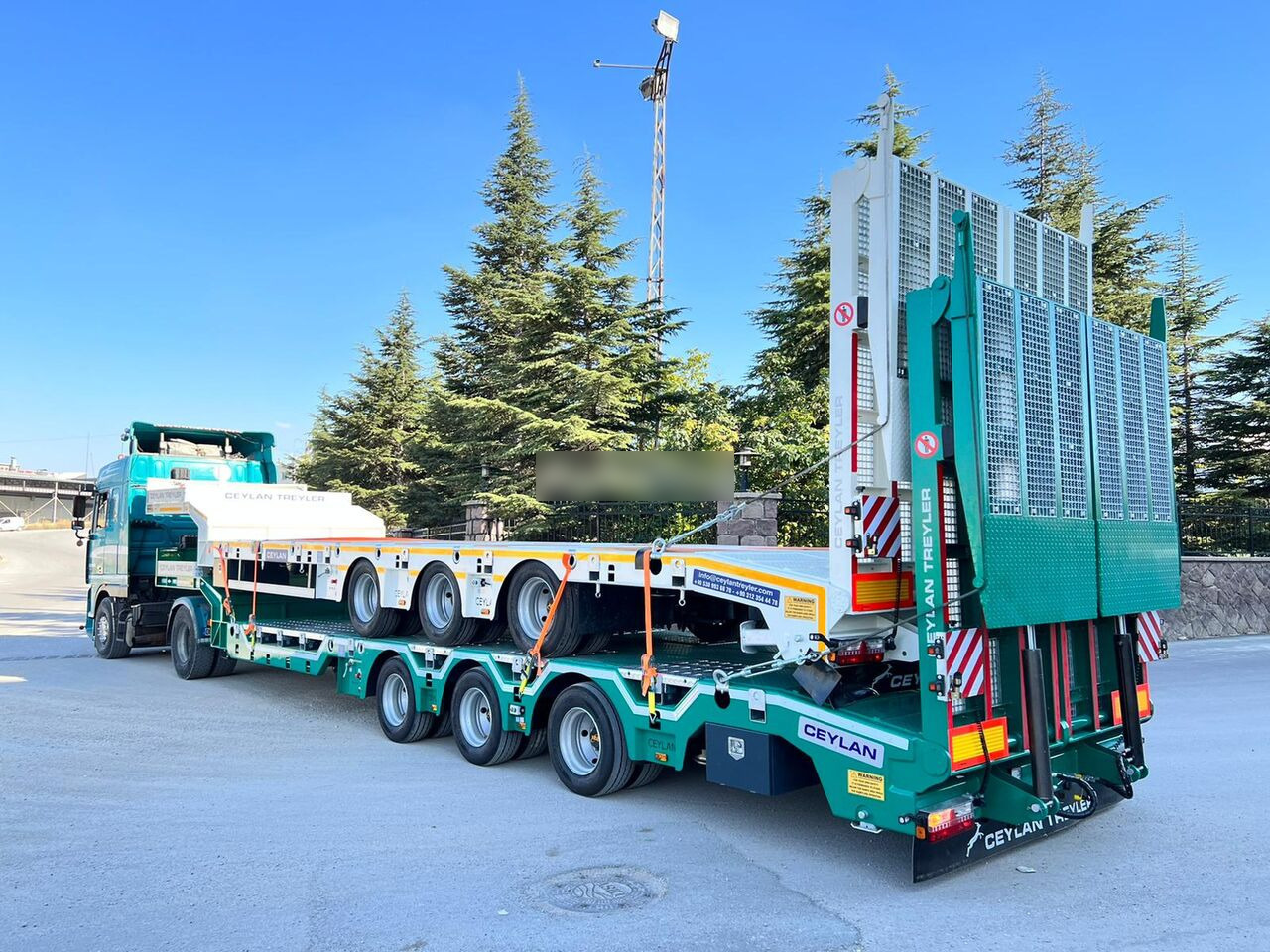 CEYLAN 3 AXLES STANDART & EXTENDABLE LOWBED - Низькорамна платформа напівпричіп: фото 3 CEYLAN 3 AXLES STANDART & EXTENDABLE LOWBED - Низькорамна платформа напівпричіп: фото 3
