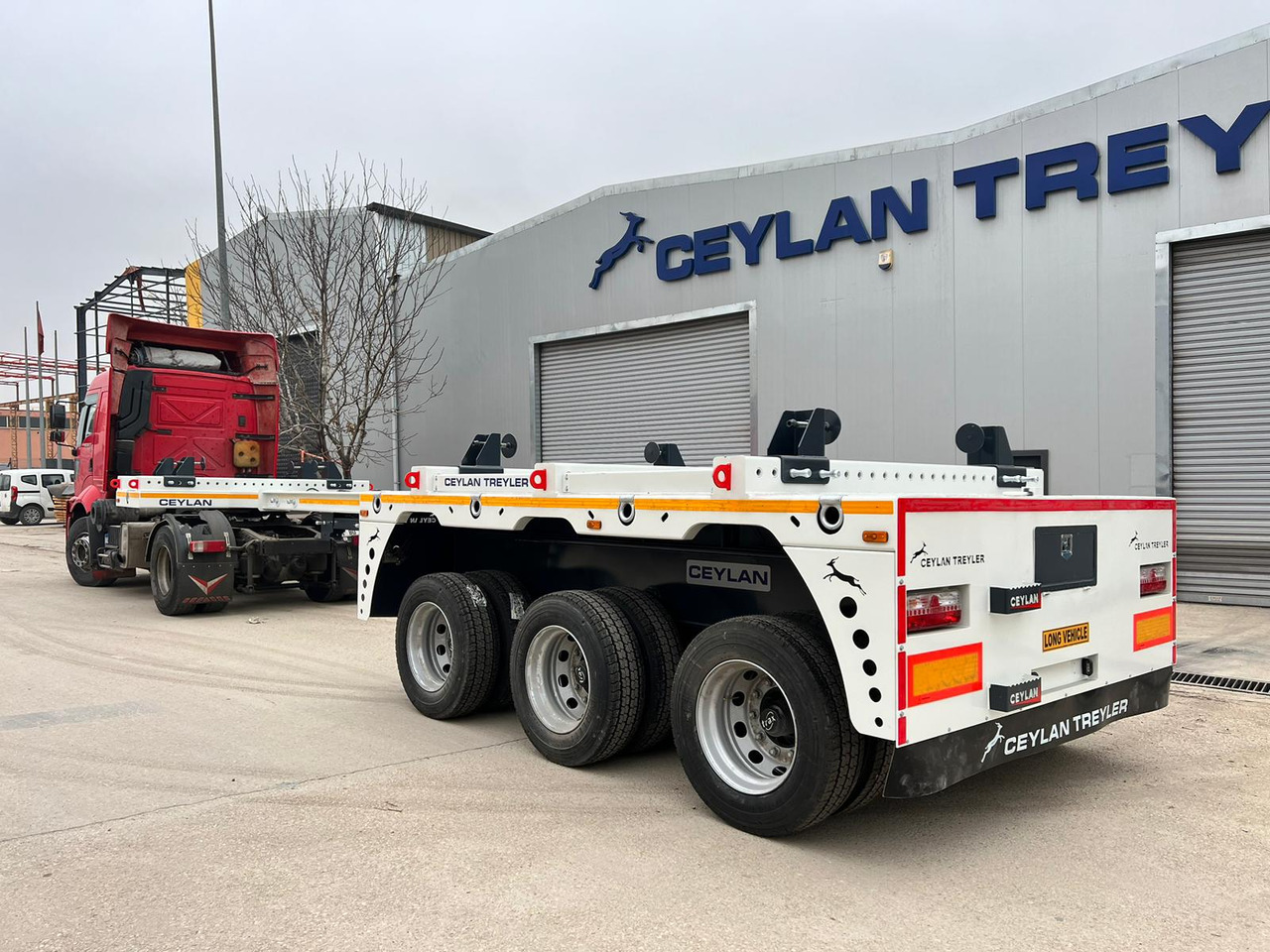 Новий Низькорамна платформа напівпричіп CEYLAN 3 AXLES STANDART & EXTENDABLE LOWBED: фото 15