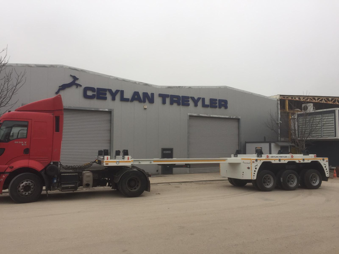 Новий Низькорамна платформа напівпричіп CEYLAN 3 AXLES STANDART & EXTENDABLE LOWBED: фото 16