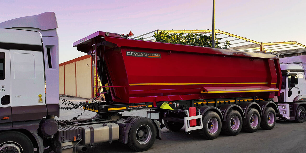 Новий Самоскид напівпричіп CEYLAN 35-40 M3 4 AXLE TIPPER: фото 8