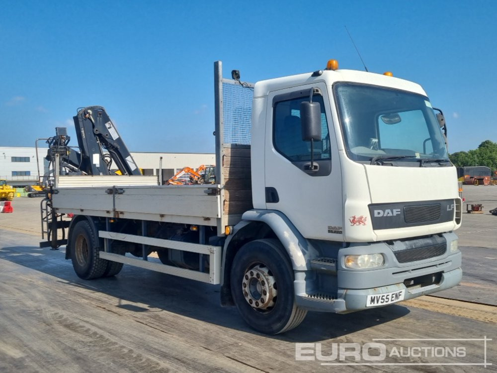 Бортова вантажівка/ Платформа 2006 DAF LF55.220: фото 7