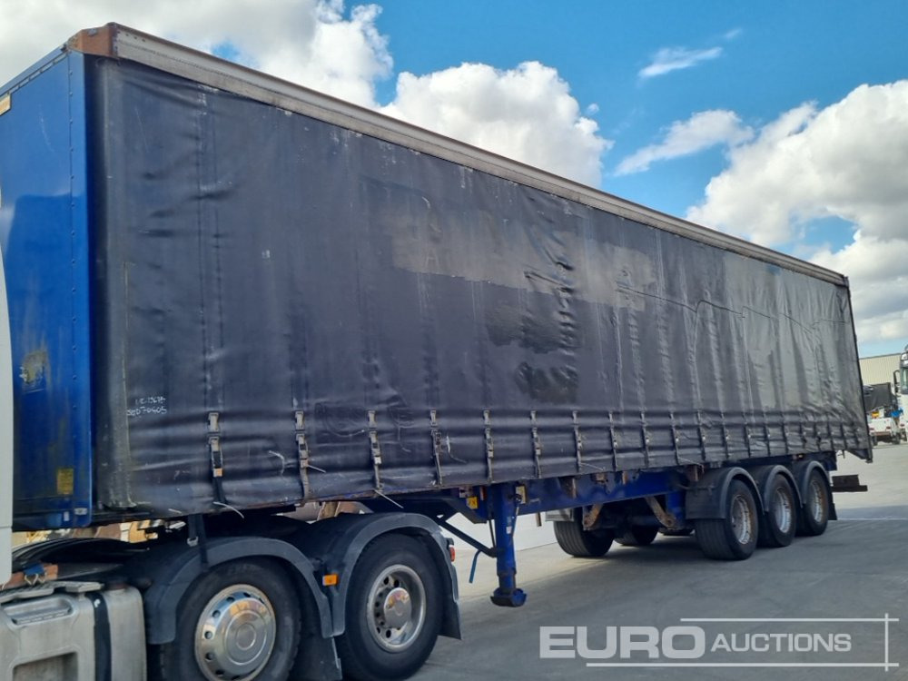2008 Montracon Tri Axle Curtainsider Trailer - Тентований напівпричіп: фото 1 2008 Montracon Tri Axle Curtainsider Trailer - Тентований напівпричіп: фото 1