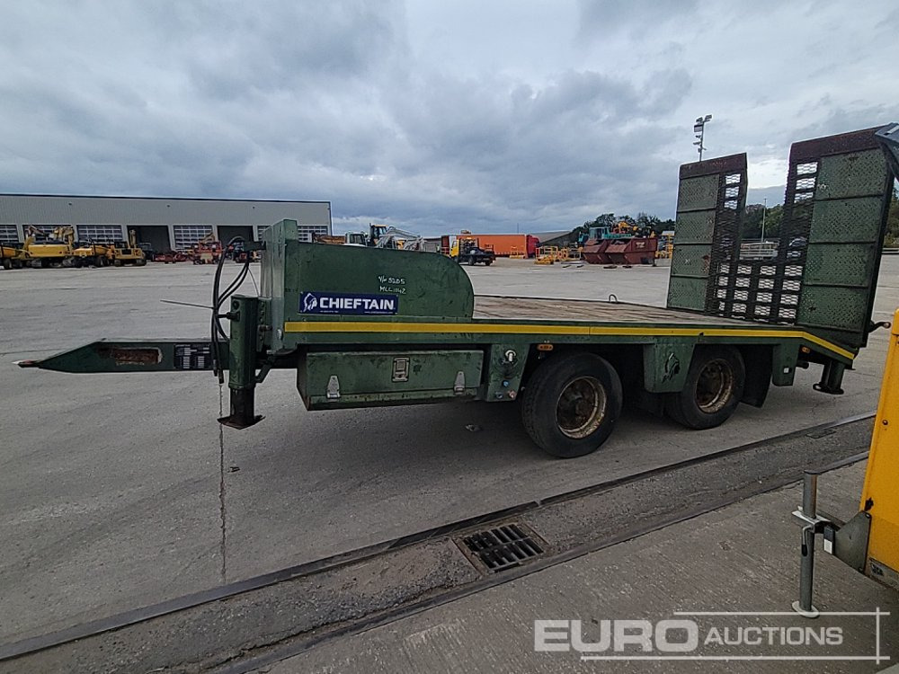 2010 Cheiftan Twin Axle Draw Bar Plant Trailer, Air Brakes, Hydraulic Ramp - Причіп для перевезення спецтехніки: фото 2 2010 Cheiftan Twin Axle Draw Bar Plant Trailer, Air Brakes, Hydraulic Ramp - Причіп для перевезення спецтехніки: фото 2