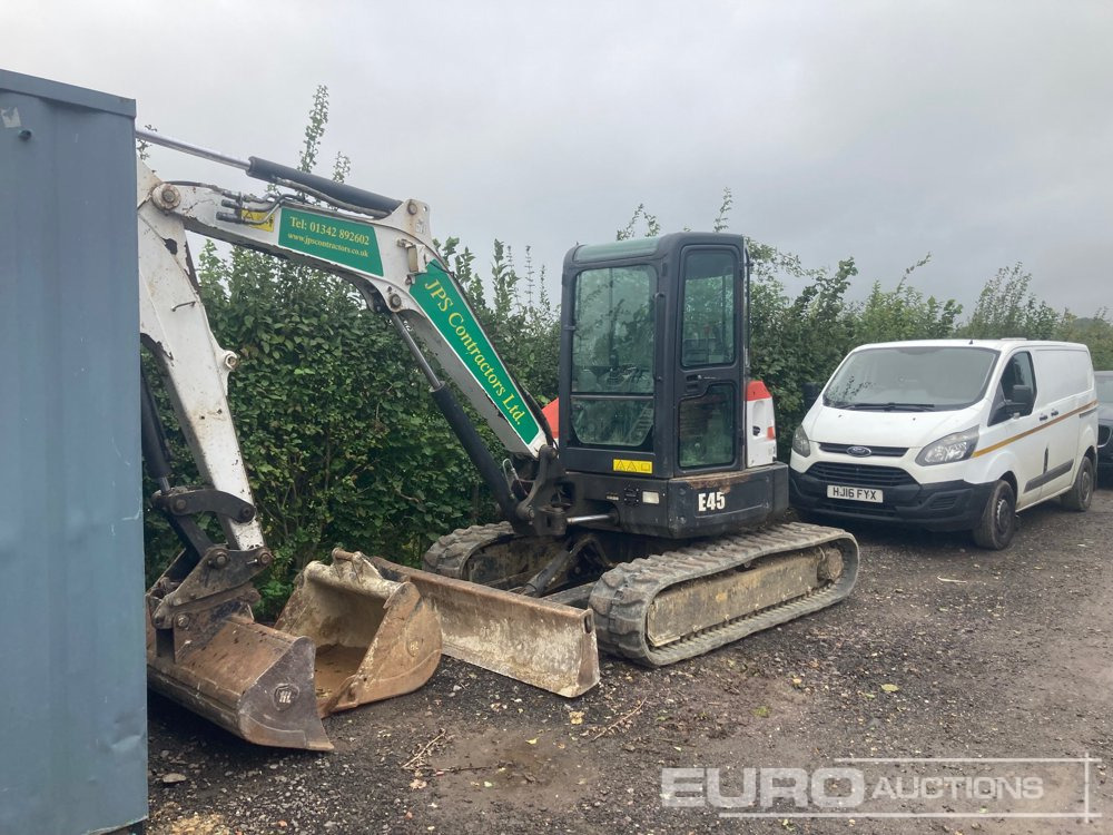 2011 Bobcat E45 - Міні-екскаватор: фото 1 2011 Bobcat E45 - Міні-екскаватор: фото 1