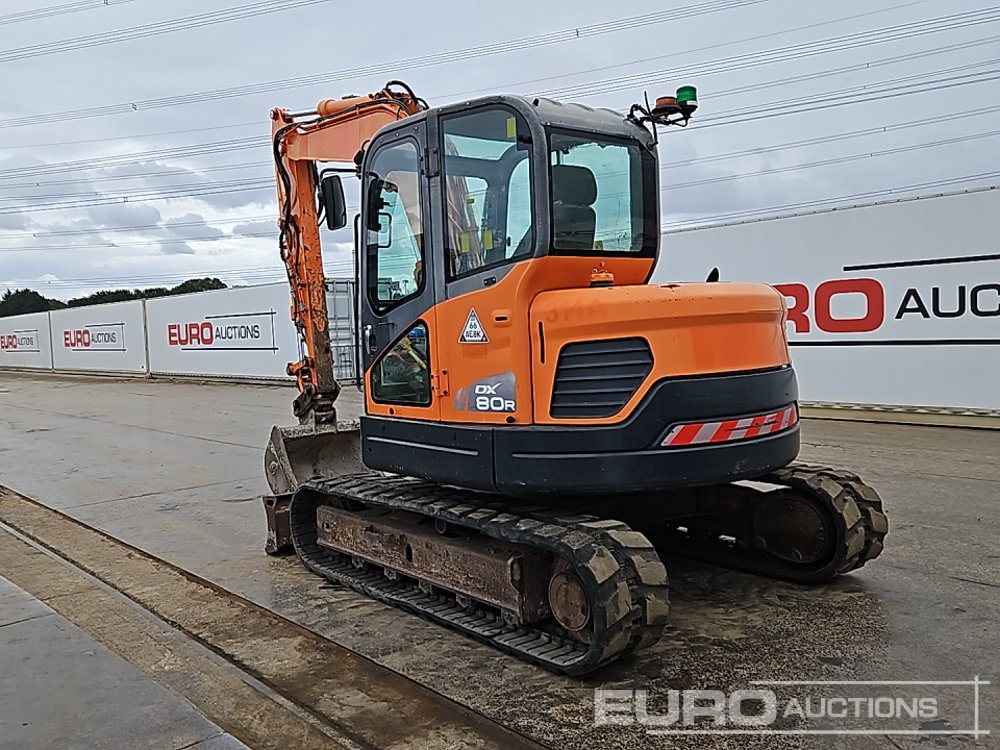 2012 Doosan DX80R - Міні-екскаватор: фото 3 2012 Doosan DX80R - Міні-екскаватор: фото 3