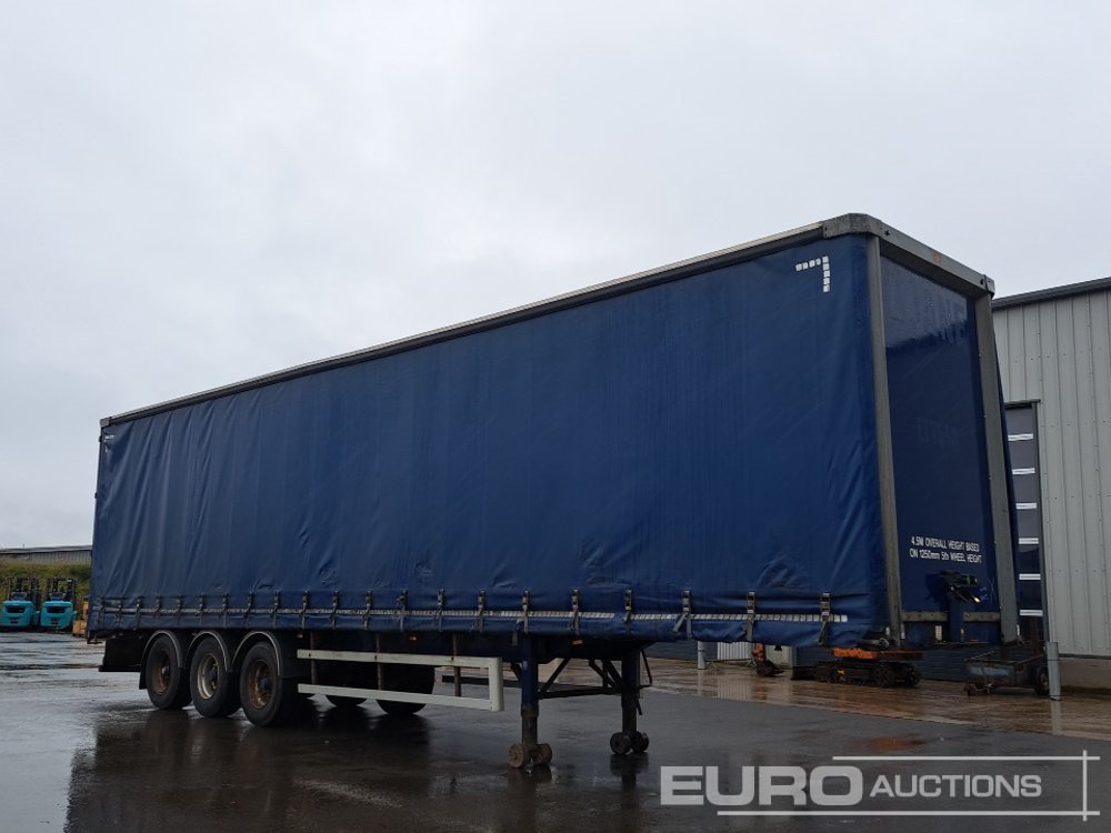 2012 SDC 45' Tri Axle Curtainsider Trailer, BPW Axles - Тентований напівпричіп: фото 4 2012 SDC 45' Tri Axle Curtainsider Trailer, BPW Axles - Тентований напівпричіп: фото 4
