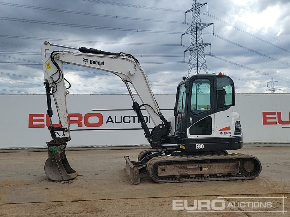 2013 Bobcat E80 - Міні-екскаватор: фото 2 2013 Bobcat E80 - Міні-екскаватор: фото 2