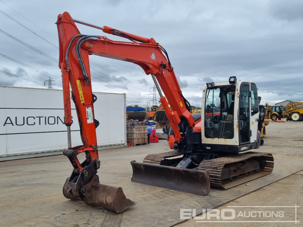 2013 Kubota KX080-3 - Міні-екскаватор: фото 1 2013 Kubota KX080-3 - Міні-екскаватор: фото 1