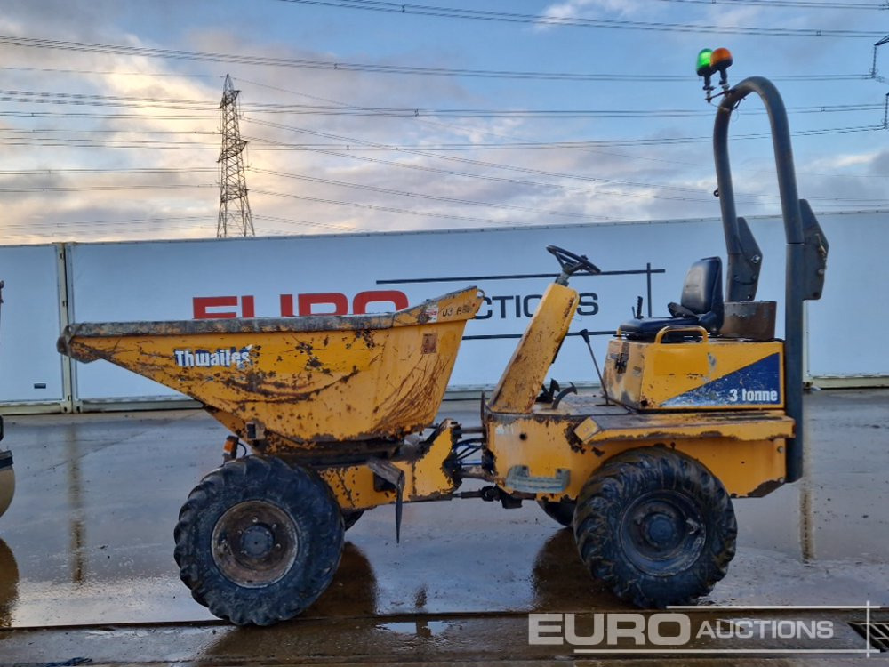 2013 Thwaites 3 Ton Swivel Skip Dumper, Roll Bar - Міні-самоскид: фото 2 2013 Thwaites 3 Ton Swivel Skip Dumper, Roll Bar - Міні-самоскид: фото 2