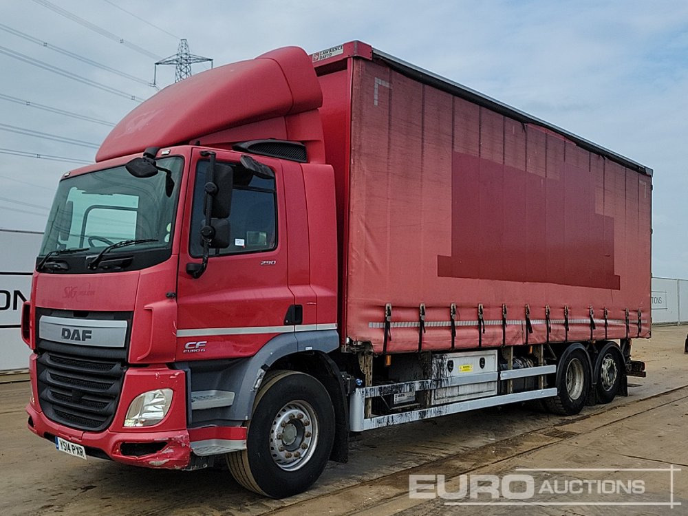 2014 DAF CF290 - Тентована вантажівка: фото 1 2014 DAF CF290 - Тентована вантажівка: фото 1