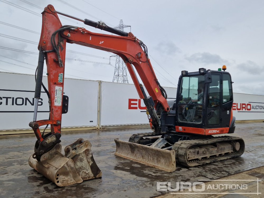 2014 Kubota KX080-4 - Міні-екскаватор: фото 1 2014 Kubota KX080-4 - Міні-екскаватор: фото 1
