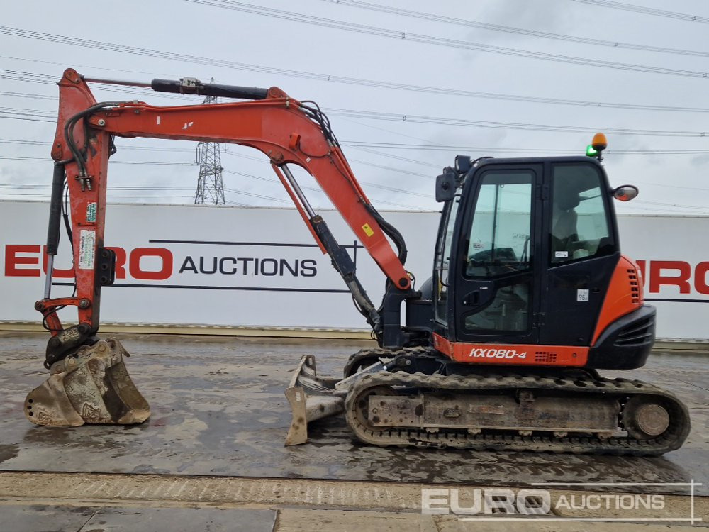 2014 Kubota KX080-4 - Міні-екскаватор: фото 2 2014 Kubota KX080-4 - Міні-екскаватор: фото 2