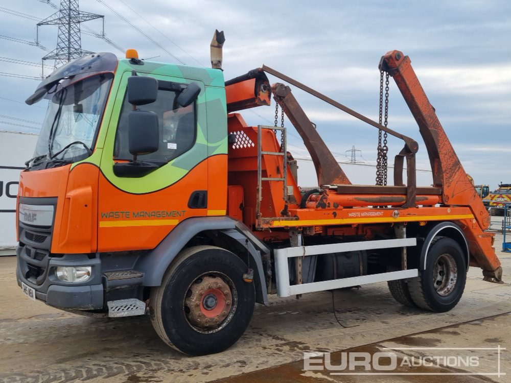 2015 DAF LF250 - Скіповий навантажувач вантажівка: фото 1 2015 DAF LF250 - Скіповий навантажувач вантажівка: фото 1
