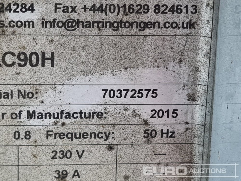 Електричний генератор 2015 Harrington 9kVA Generator, Kubota Engine: фото 17