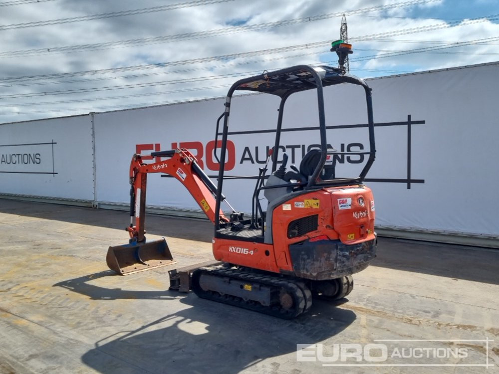 2015 Kubota KX016-4 - Міні-екскаватор: фото 3 2015 Kubota KX016-4 - Міні-екскаватор: фото 3