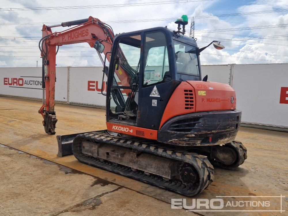 2015 Kubota KX080-4 - Міні-екскаватор: фото 3 2015 Kubota KX080-4 - Міні-екскаватор: фото 3