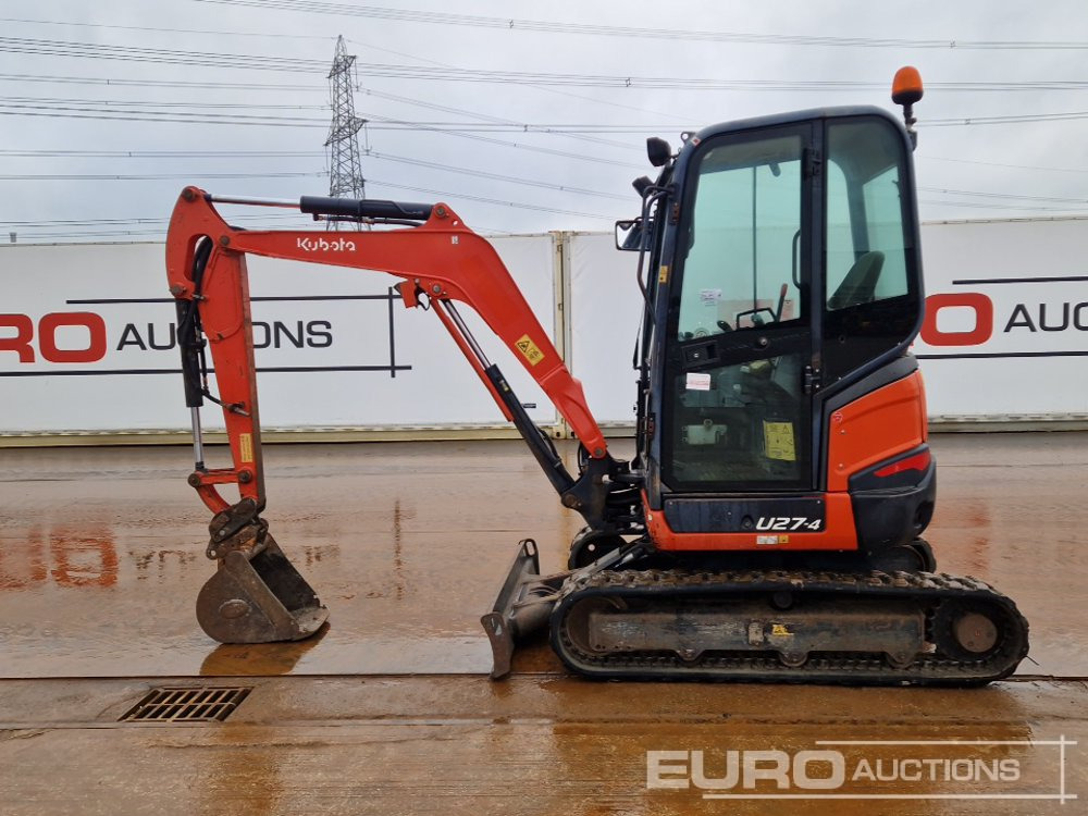 2015 Kubota U27-4 - Міні-екскаватор: фото 2 2015 Kubota U27-4 - Міні-екскаватор: фото 2