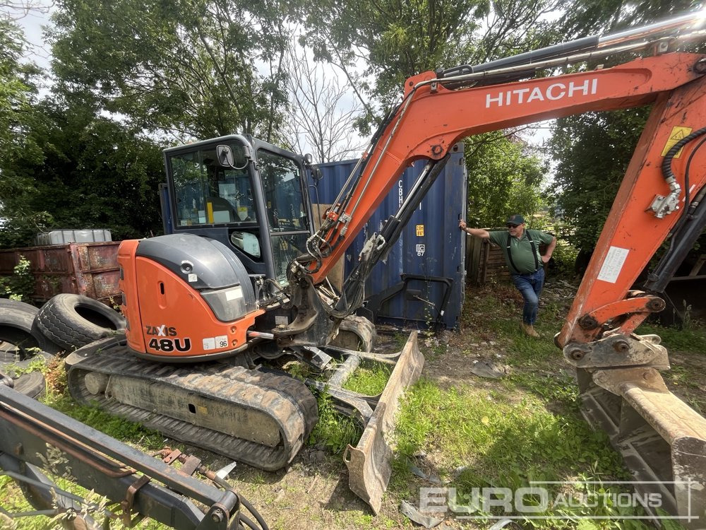 2016 Hitachi ZX48U-5A - Міні-екскаватор: фото 1 2016 Hitachi ZX48U-5A - Міні-екскаватор: фото 1