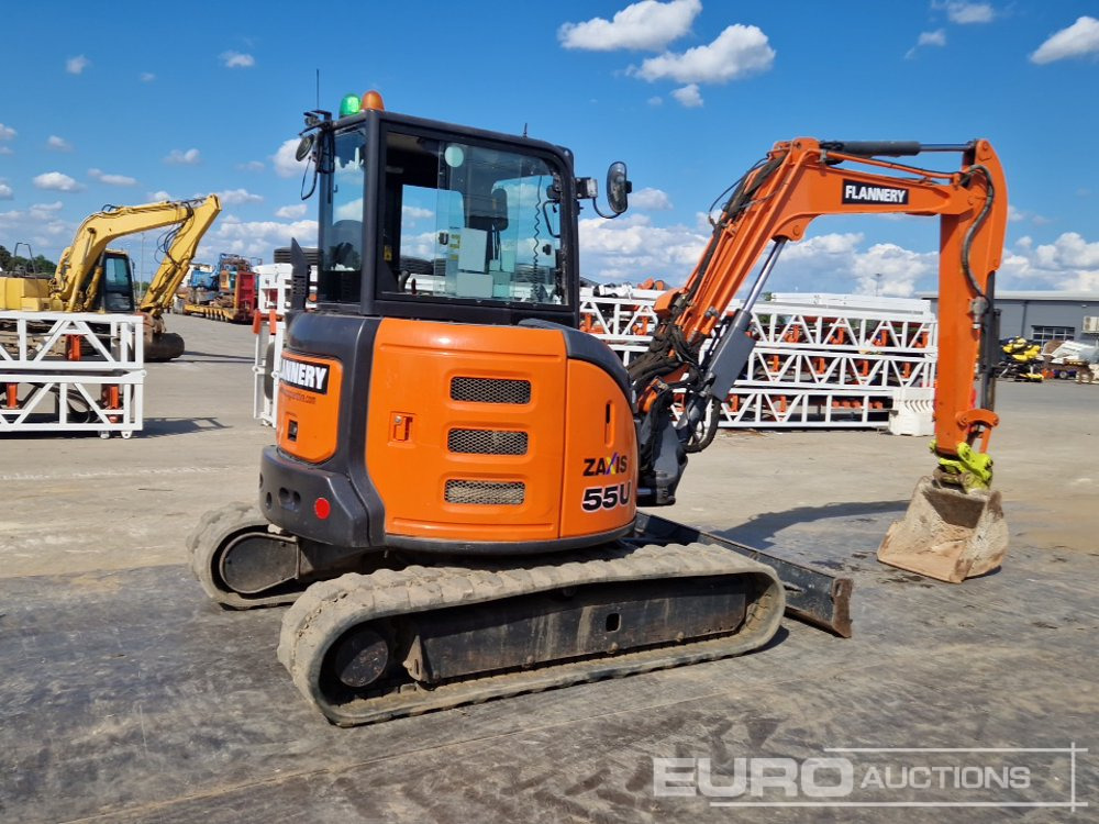 2016 Hitachi ZX55U-5A - Міні-екскаватор: фото 5 2016 Hitachi ZX55U-5A - Міні-екскаватор: фото 5
