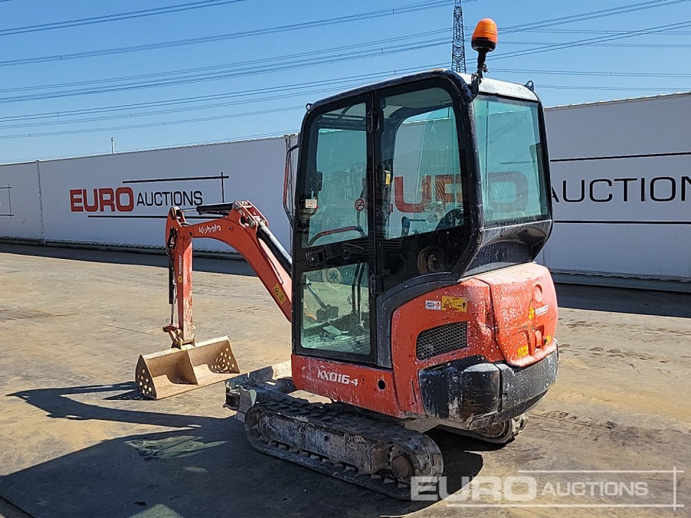 2016 Kubota KX016-4 - Міні-екскаватор: фото 3 2016 Kubota KX016-4 - Міні-екскаватор: фото 3