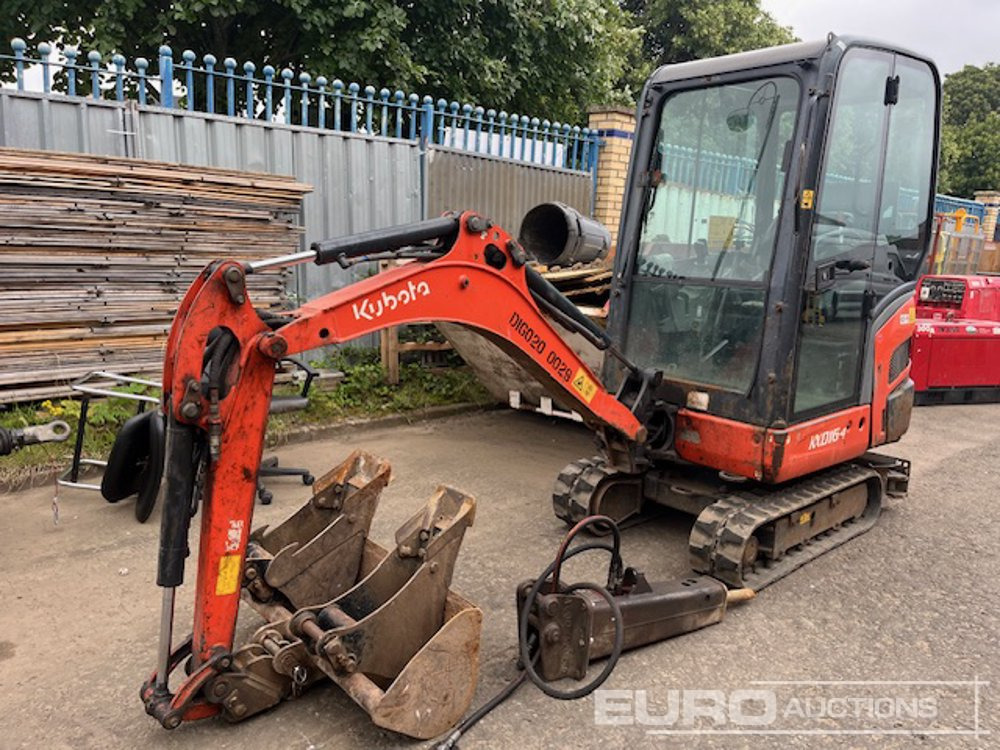 2016 Kubota KX016-4 - Міні-екскаватор: фото 1 2016 Kubota KX016-4 - Міні-екскаватор: фото 1