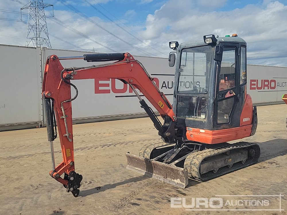 2016 Kubota KX61-3 - Міні-екскаватор: фото 1 2016 Kubota KX61-3 - Міні-екскаватор: фото 1