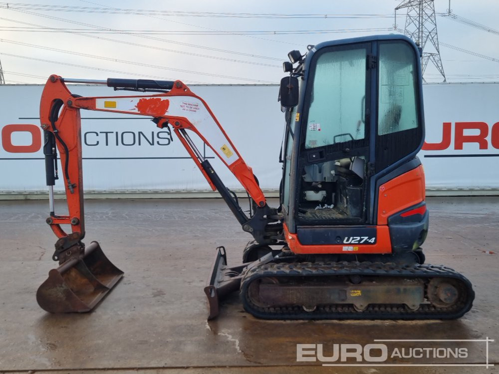 2016 Kubota U27-4 - Міні-екскаватор: фото 2 2016 Kubota U27-4 - Міні-екскаватор: фото 2
