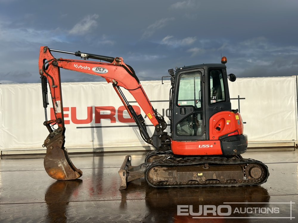 2016 Kubota U55-4 - Міні-екскаватор: фото 2 2016 Kubota U55-4 - Міні-екскаватор: фото 2