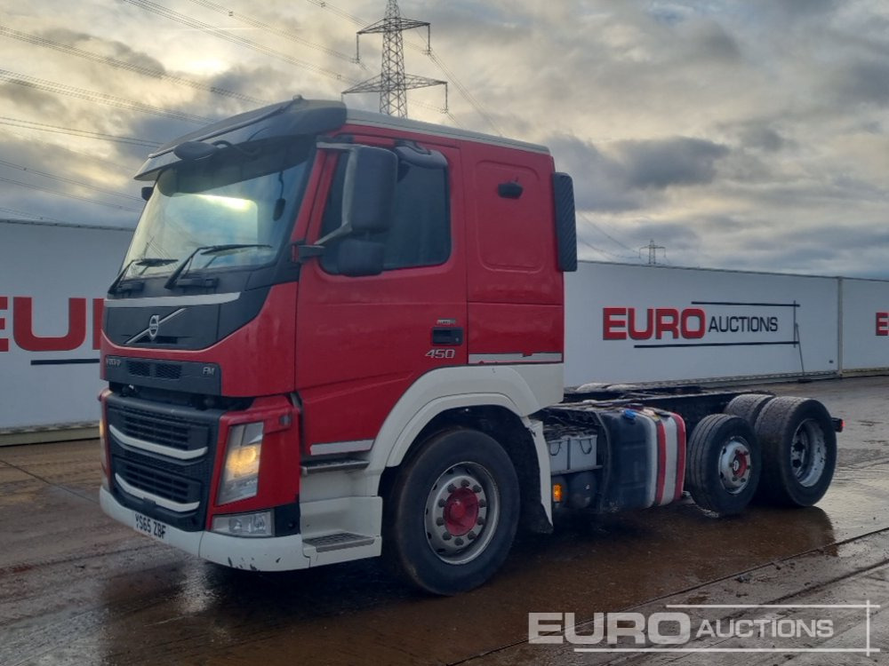 2016 Volvo FM450 - Вантажівка шасі: фото 1 2016 Volvo FM450 - Вантажівка шасі: фото 1