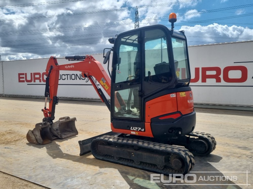 2017 Kubota U27-4 - Міні-екскаватор: фото 3 2017 Kubota U27-4 - Міні-екскаватор: фото 3