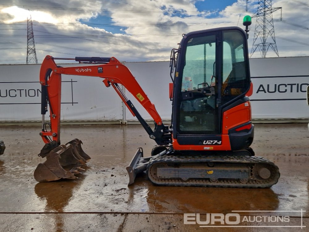 2018 Kubota U27-4 - Міні-екскаватор: фото 2 2018 Kubota U27-4 - Міні-екскаватор: фото 2