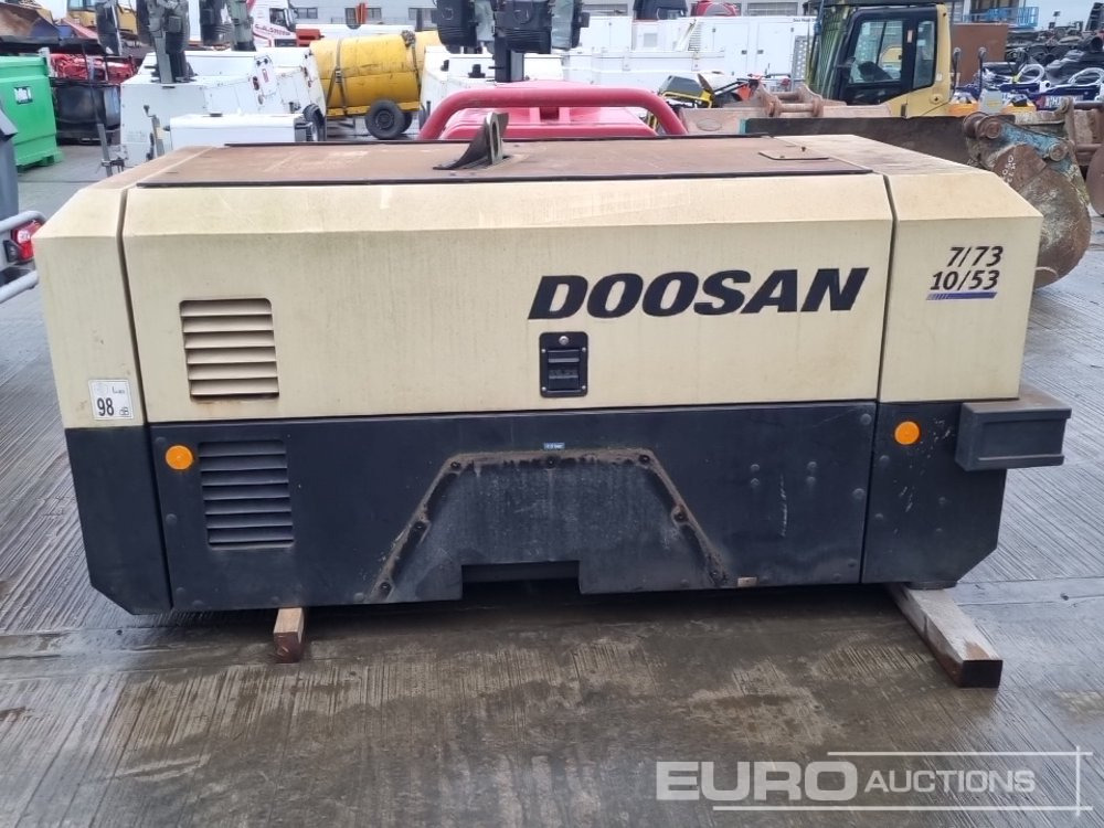 2019 Doosan 7/73-10/53 250CFM - Повітряний компресор: фото 2 2019 Doosan 7/73-10/53 250CFM - Повітряний компресор: фото 2