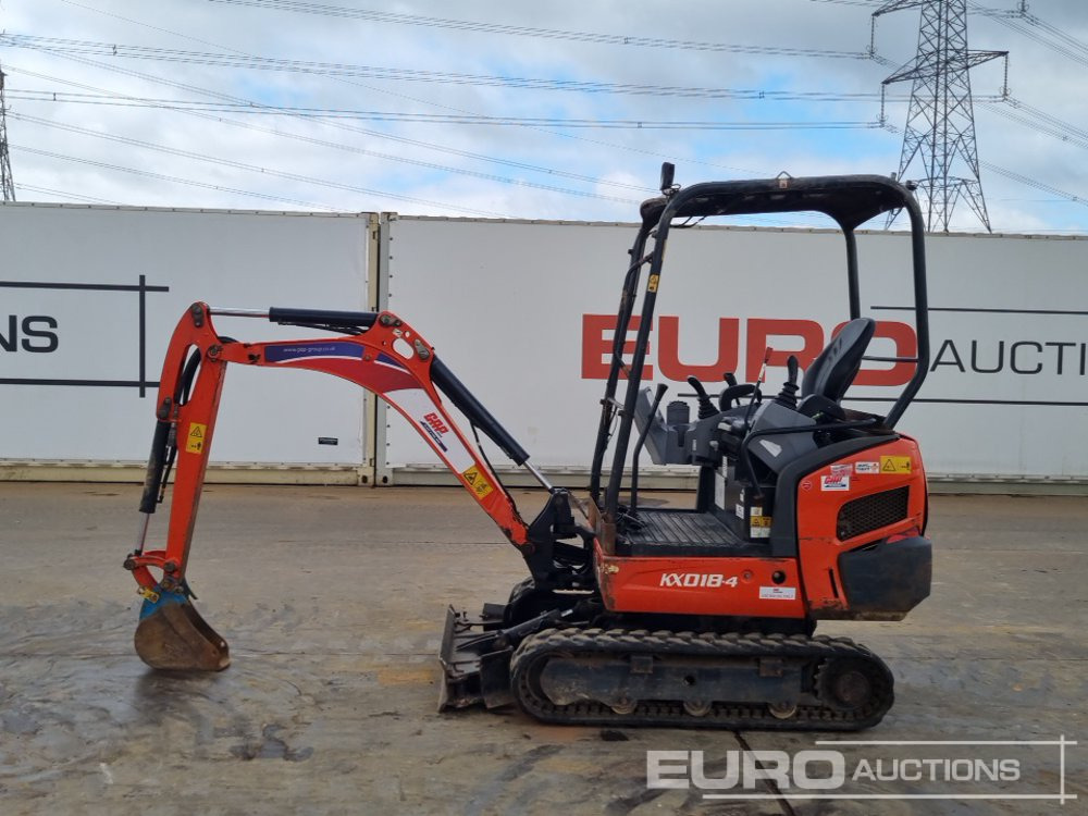 2019 Kubota KX018-4 - Міні-екскаватор: фото 2 2019 Kubota KX018-4 - Міні-екскаватор: фото 2