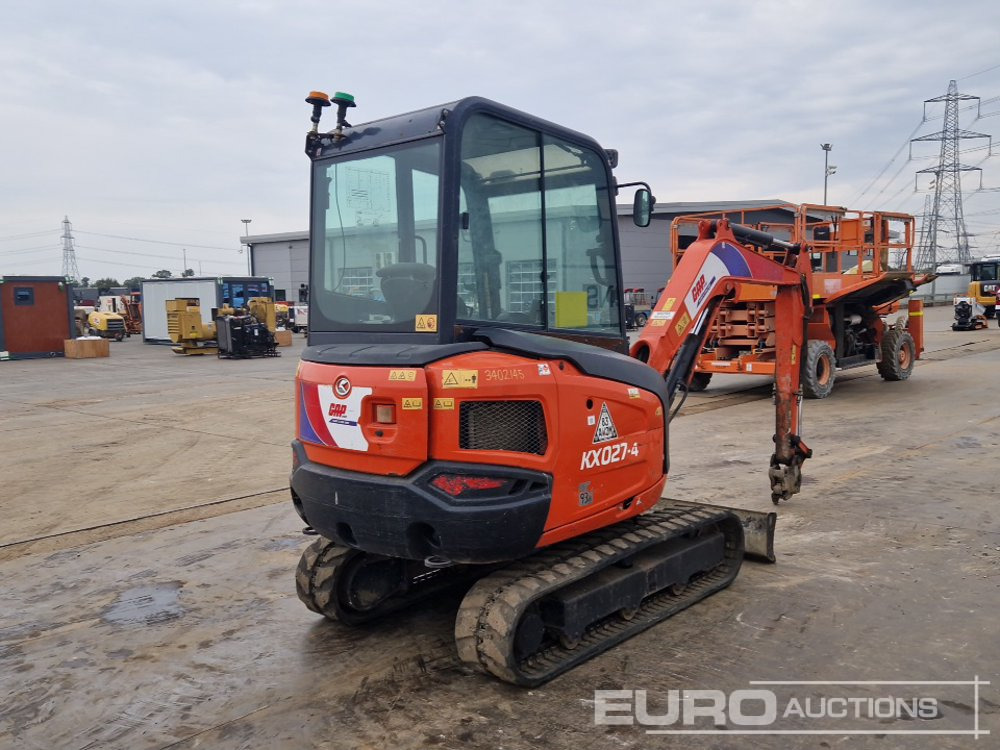 2019 Kubota KX027-4 - Міні-екскаватор: фото 5 2019 Kubota KX027-4 - Міні-екскаватор: фото 5