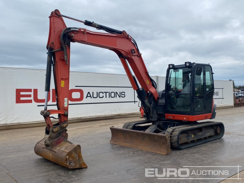 2019 Kubota KX080-4A - Міні-екскаватор: фото 1 2019 Kubota KX080-4A - Міні-екскаватор: фото 1
